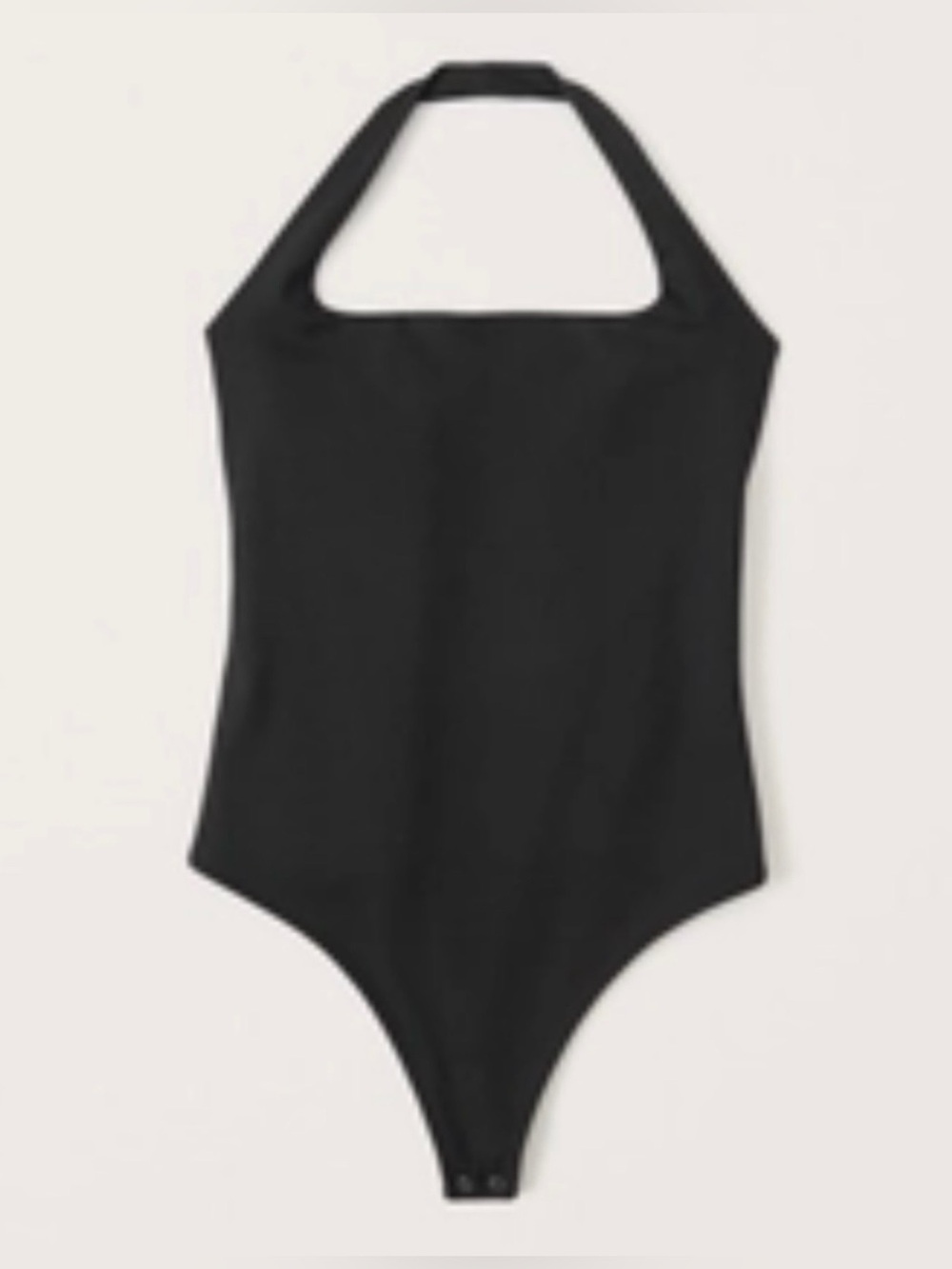 Abercrombie & Fitch (2) Halter Bodysuits BLACK & WHITE - Picture 2 of 2